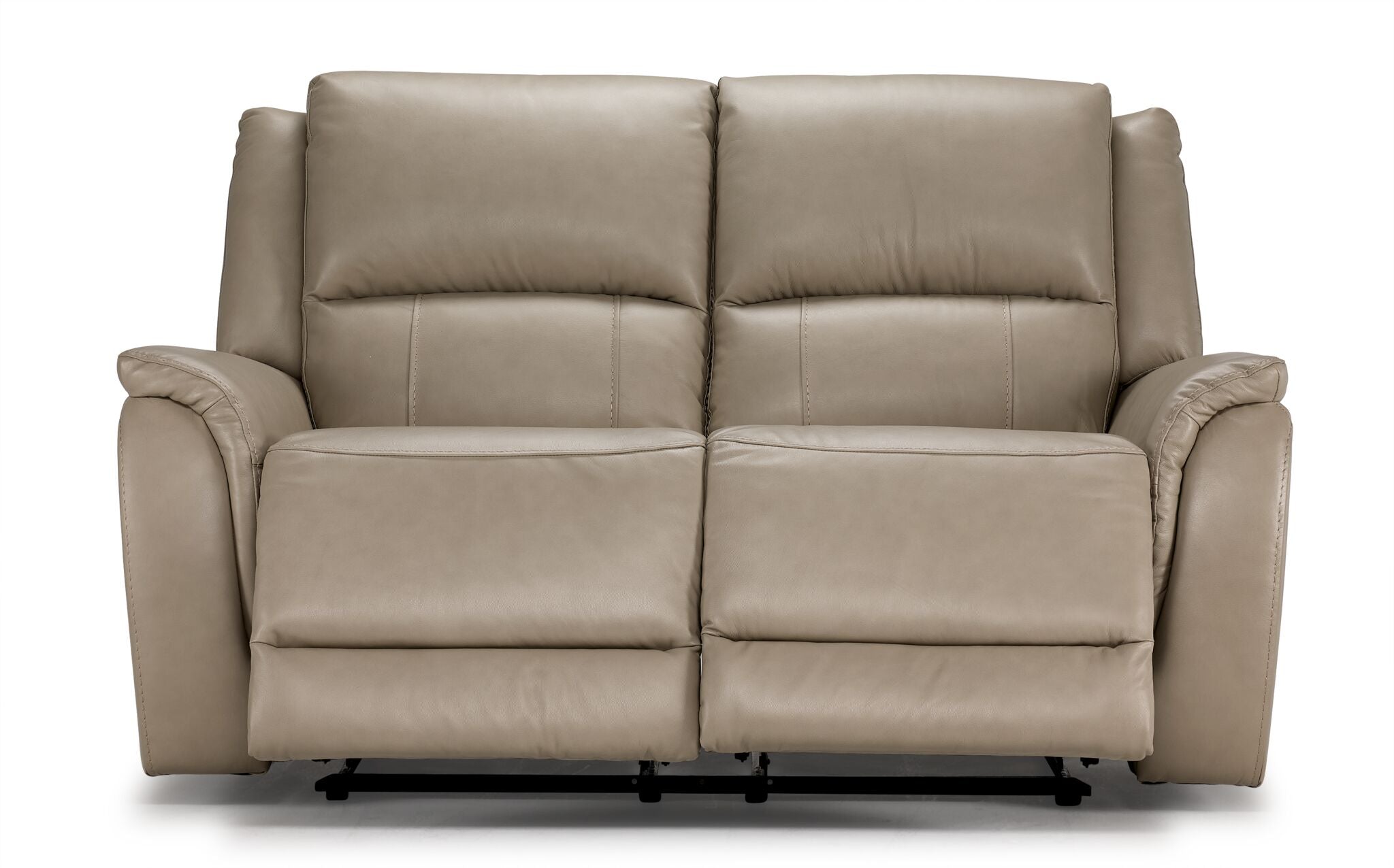 Maxton Leather Power Reclining Loveseat - Taupe