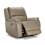 Maxton Leather Power Recliner - Taupe