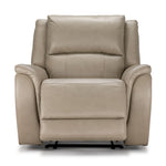 Maxton Leather Power Recliner - Taupe