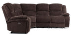 Maxwell 5-Piece Power Reclining Sectional - Brown
