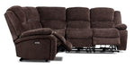 Maxwell 5-Piece Power Reclining Sectional - Brown