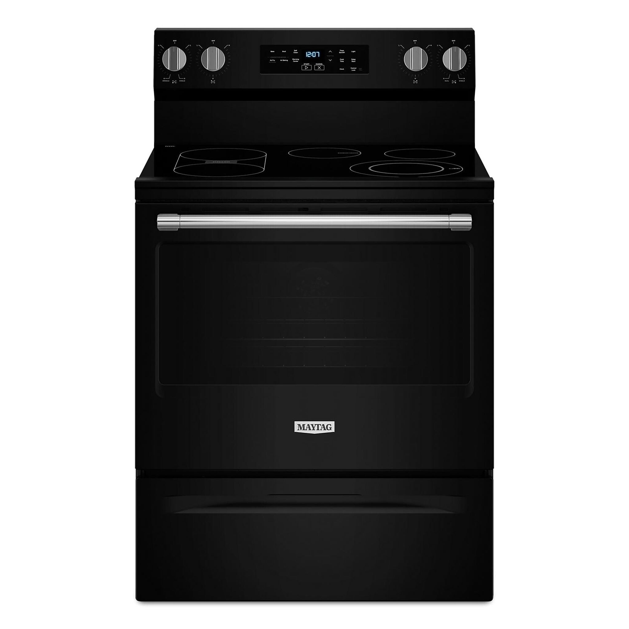 Maytag Black Electric Freestanding Range (5.3 Cu.Ft.) - YMFES6030RB