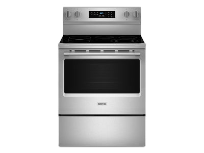 Maytag Cuisinière électrique 5,3 pi³ autonome acier inoxydable résistant aux traces de doigts YMFES6030RZ