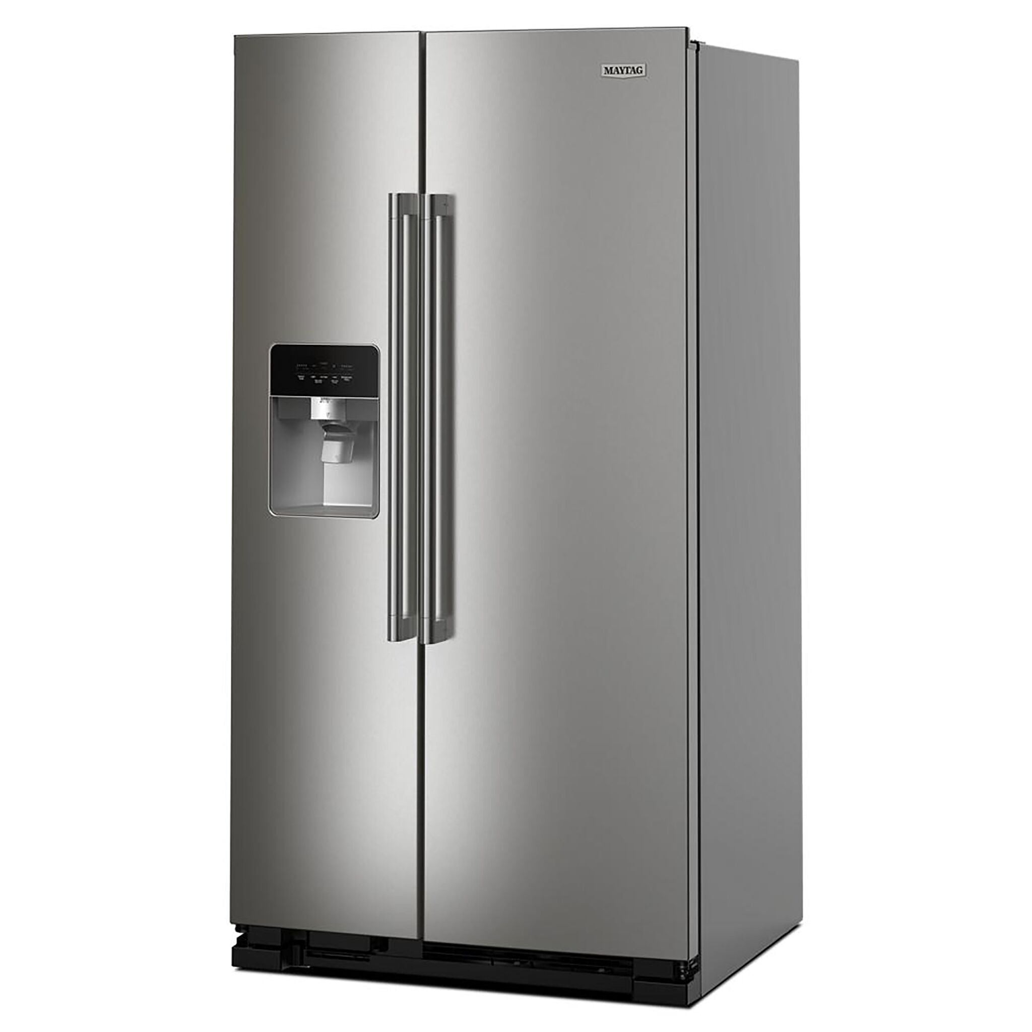 Maytag 35.5" 24.5 Cu. Ft. Fingerprint Resistant Stainless Steel Side-by-Side Refrigerator - MRSF4036PZ