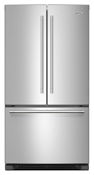 Maytag Réfrigérateur 25,0 pi³ porte à deux battants acier inoxydable résistant aux traces de doigts MRFF4136RZ