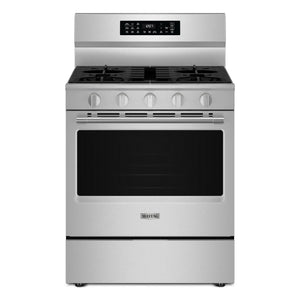 Maytag Cuisinière au gaz 5,0 pi³ autonome à convection acier inoxydable résistant aux traces de doigts MFGS7030SZ