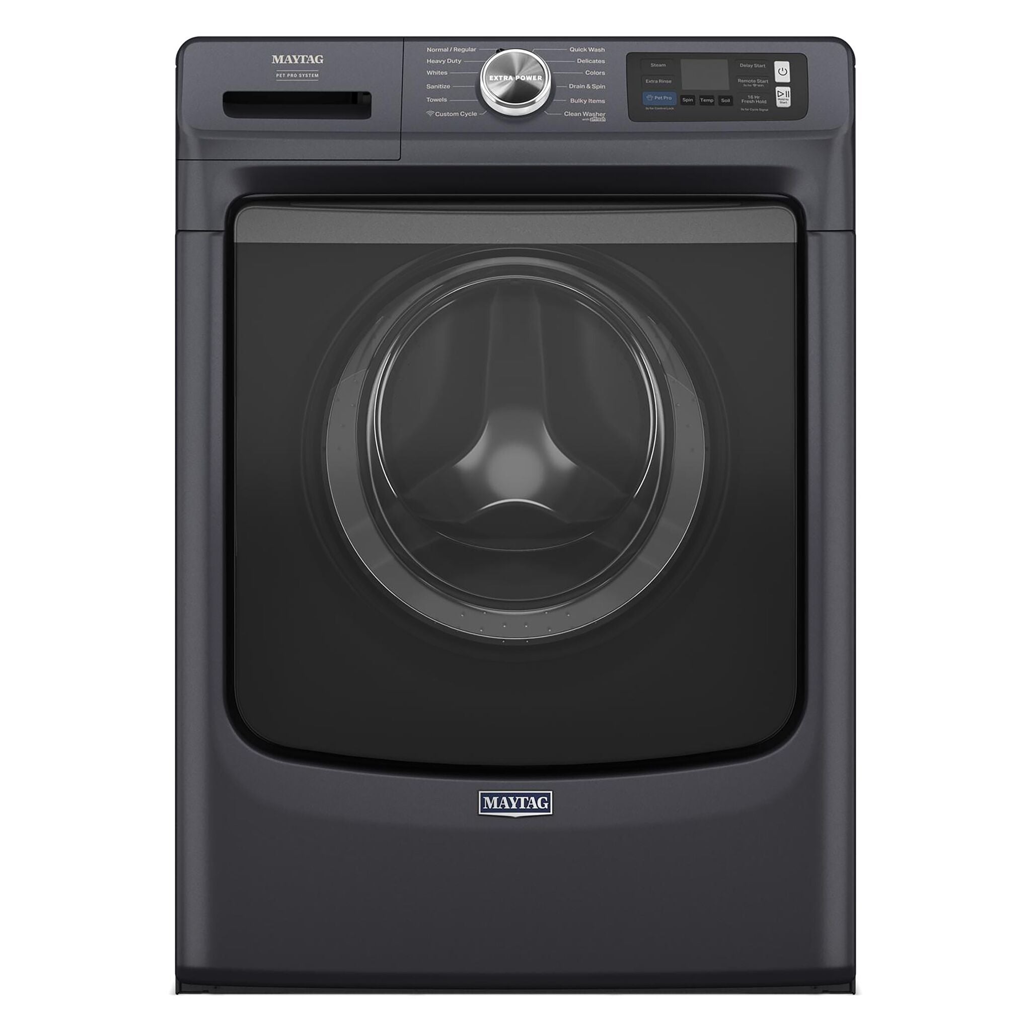 Maytag Midnight Steel Front-Load Washer with Pet Pro (5.8 Cu.Ft.) - MFW7020RF