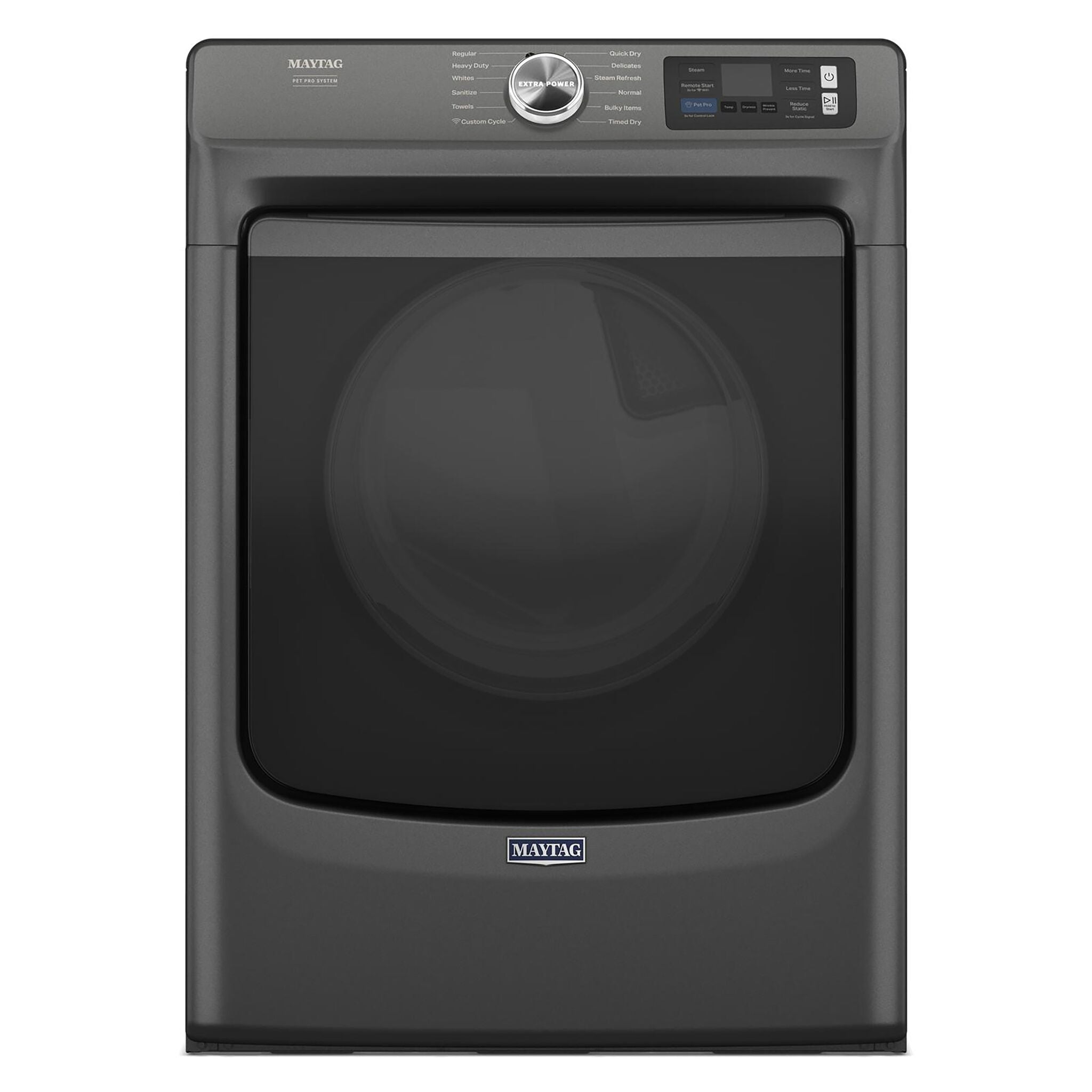 Maytag Volcano Black Electric Dryer with Pet Pro (7.4 Cu.Ft.) - YMED7020RU