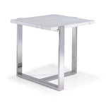 Memphis End Table - White