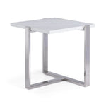 Memphis End Table - White