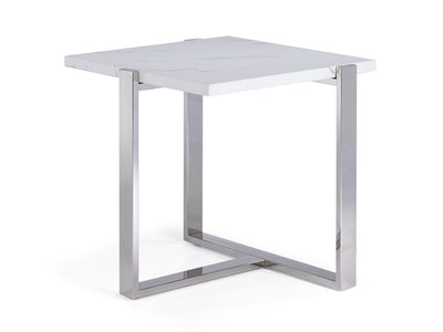 Memphis Table de bout - blanc