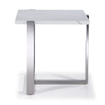 Memphis End Table - White