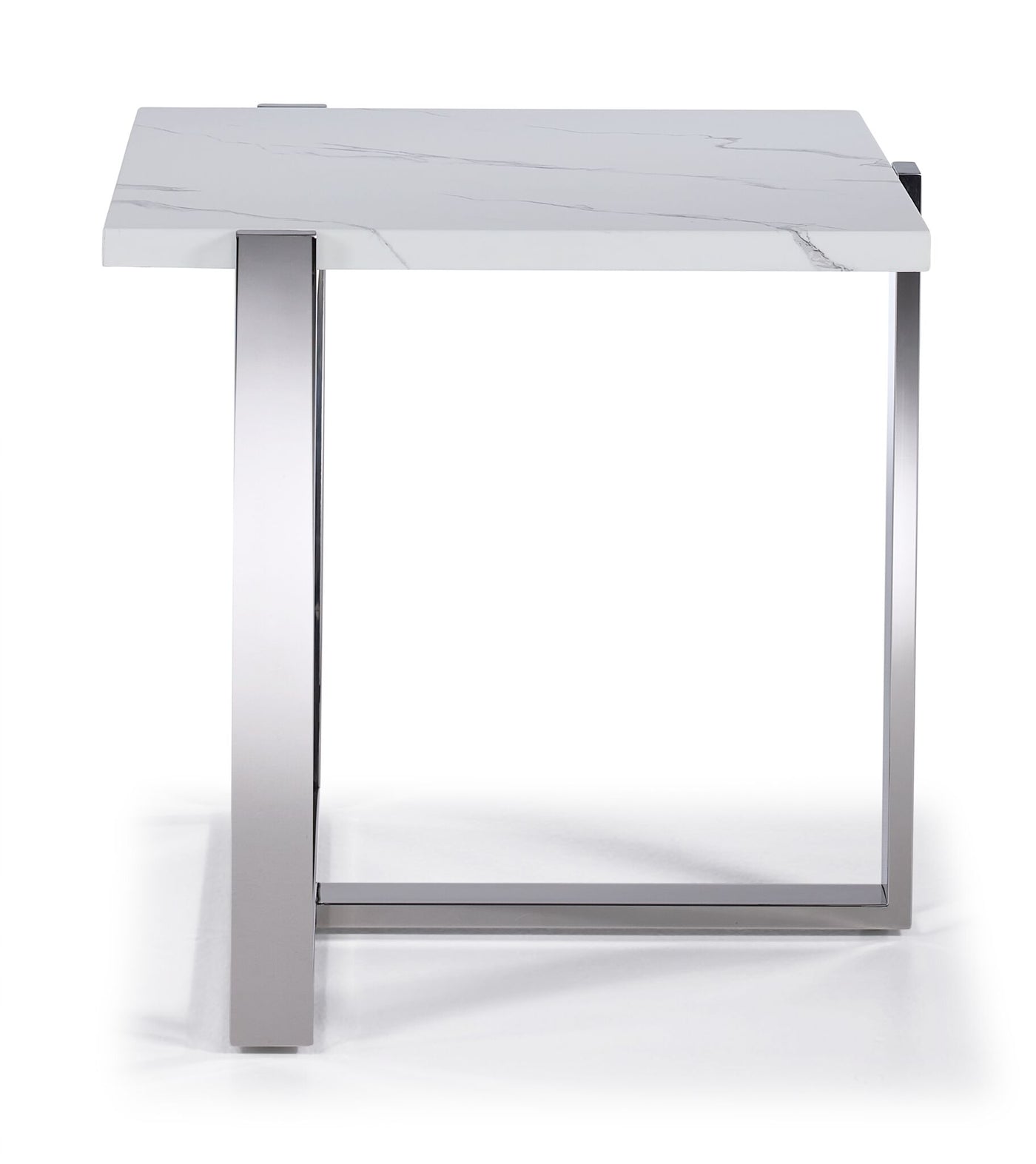 Memphis End Table - White