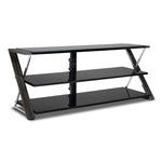 Merlot 60 " TV Stand - Black, Grey