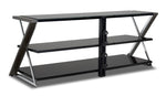 Merlot 60 " TV Stand - Black, Grey