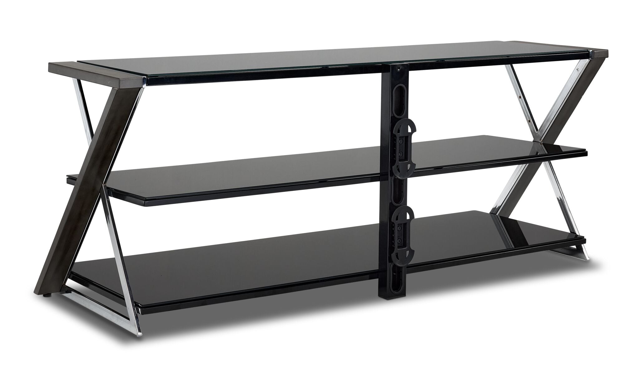 Merlot 60 " TV Stand - Black, Grey