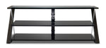 Merlot 60 " TV Stand - Black, Grey