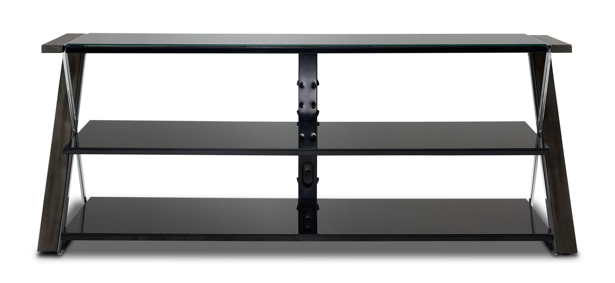 Merlot 60 " TV Stand - Black, Grey