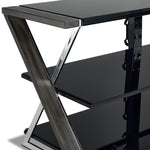 Merlot 60 " TV Stand - Black, Grey