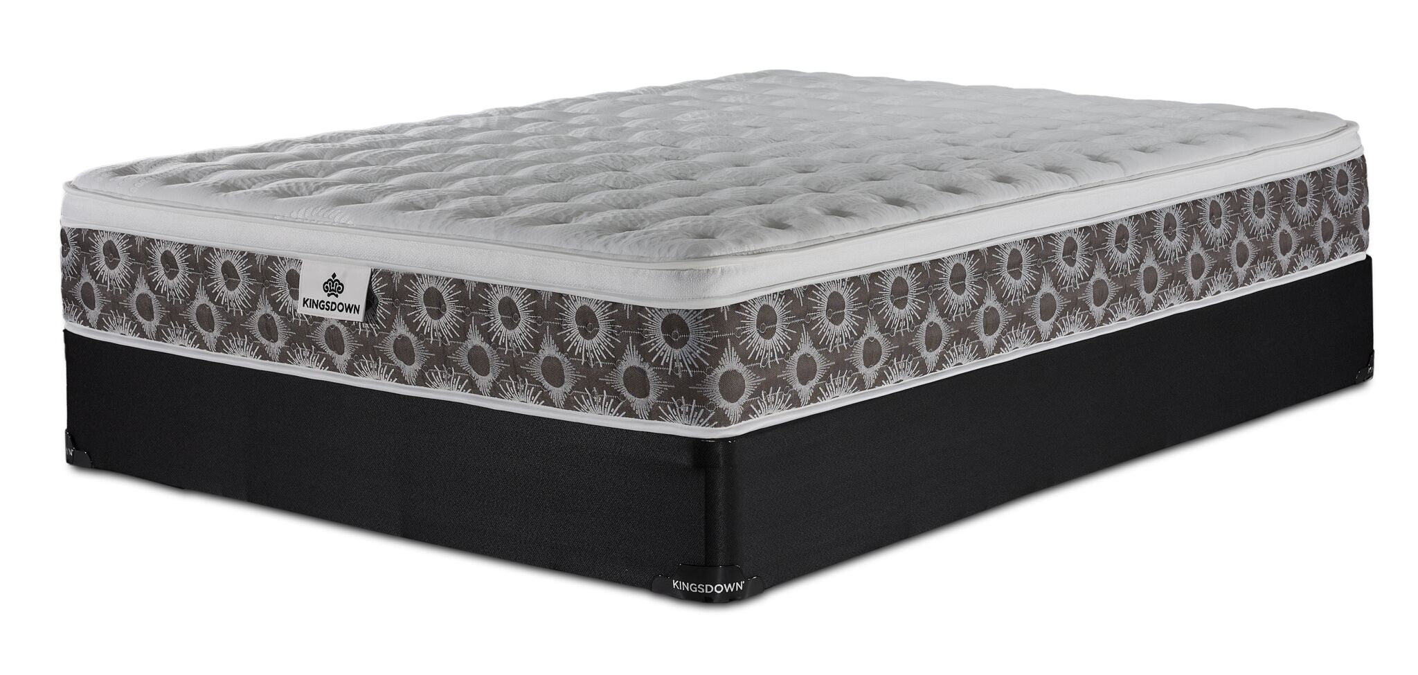 Kingsdown Merritt Medium Euro Top Twin Mattress and Boxspring Set