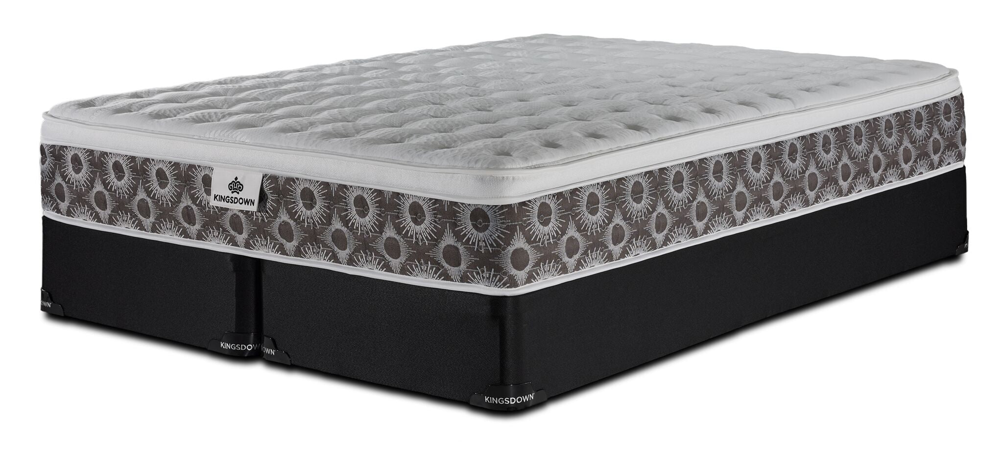 Kingsdown Merritt Medium Euro Top King Mattress and Split Boxspring Set