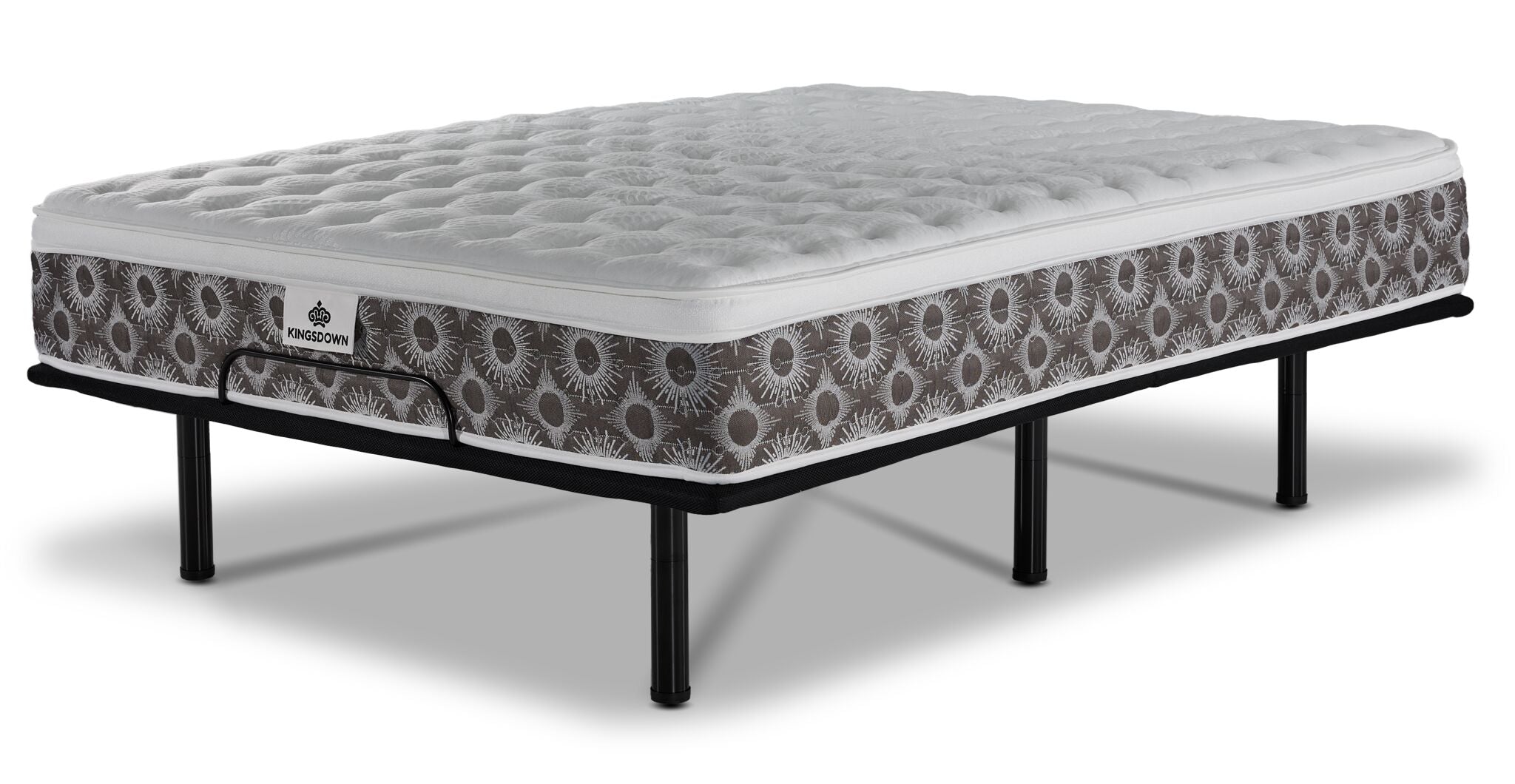 Kingsdown Merritt Medium Euro Top King Mattress and L2 2.0 Adjustable Base