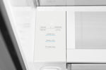 Interior touch controls for fridge, freezer, large ice and small ice settings