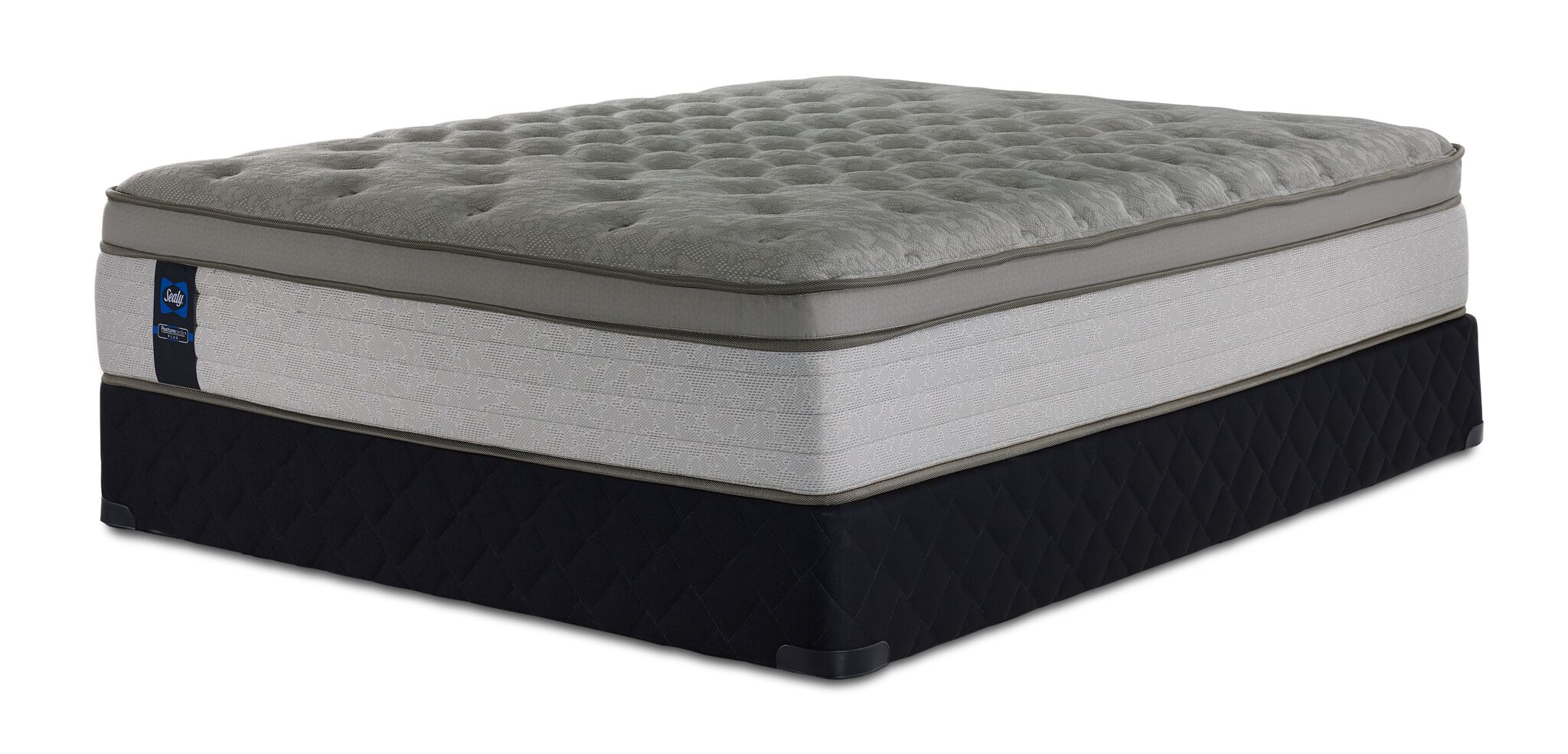 Sealy Posturepedic® Plus Sterling Hera Plush Euro Top Queen Mattress and Boxspring Set