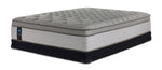 Sealy Posturepedic® Plus Sterling Hera Plush Euro Top Queen Mattress and Low Profile Boxspring Set