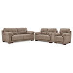 Modena Sofa, Loveseat and Chair Set - Taupe