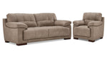 Modena Sofa and Chair Set - Taupe