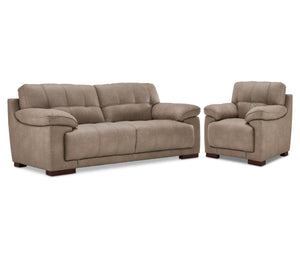 Modena Ens. Sofa et fauteuil – taupe
