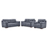 Modena Ens. Sofa, causeuse et fauteuil – bleu