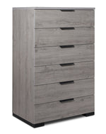 Monaco 5-Drawer Chest - Grey