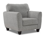 Moncton Sofa and Chair Set - Light Grey
