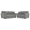 Moncton Ens. Sofa et causeuse – gris pâle