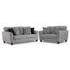 Moncton Ens. Sofa et causeuse – gris pâle