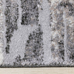 Montana 5'3" x 7'7" Barn Door Area Rug - Grey, Cream