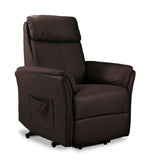 Morgan Power Lift Recliner - Dark Brown