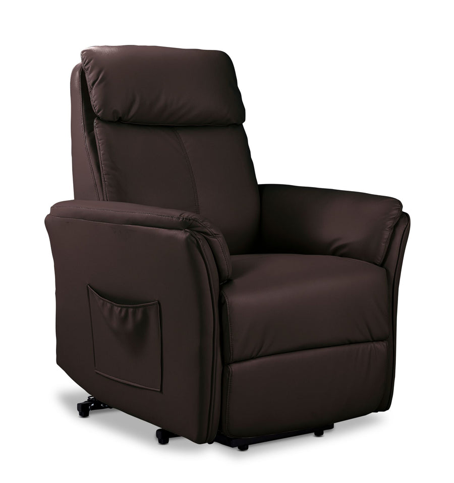 Morgan Power Lift Recliner - Dark Brown