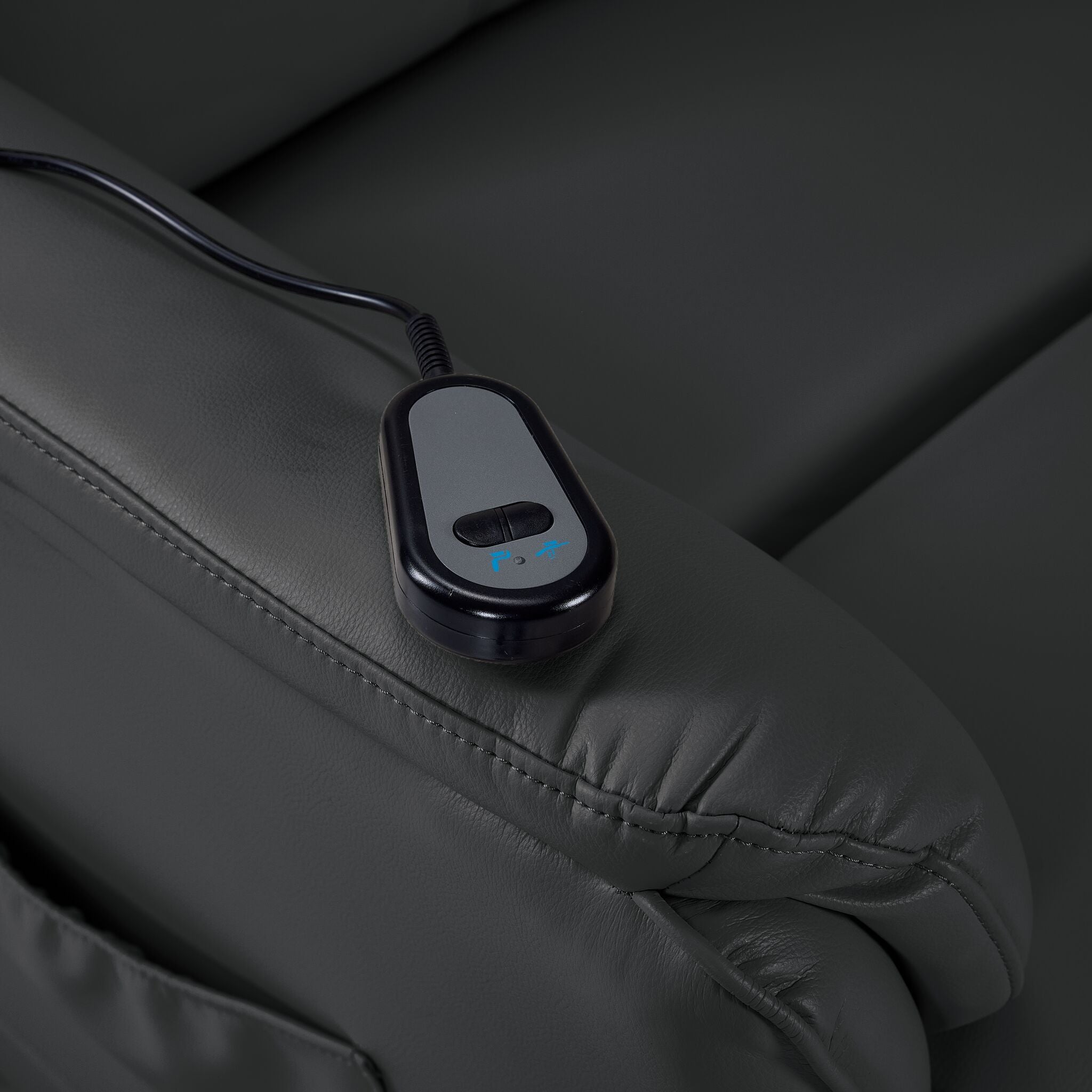 Morgan Power Lift Recliner - Dark Grey