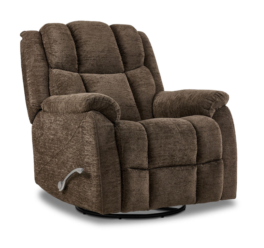 Morocco Swivel Recliner - Brown