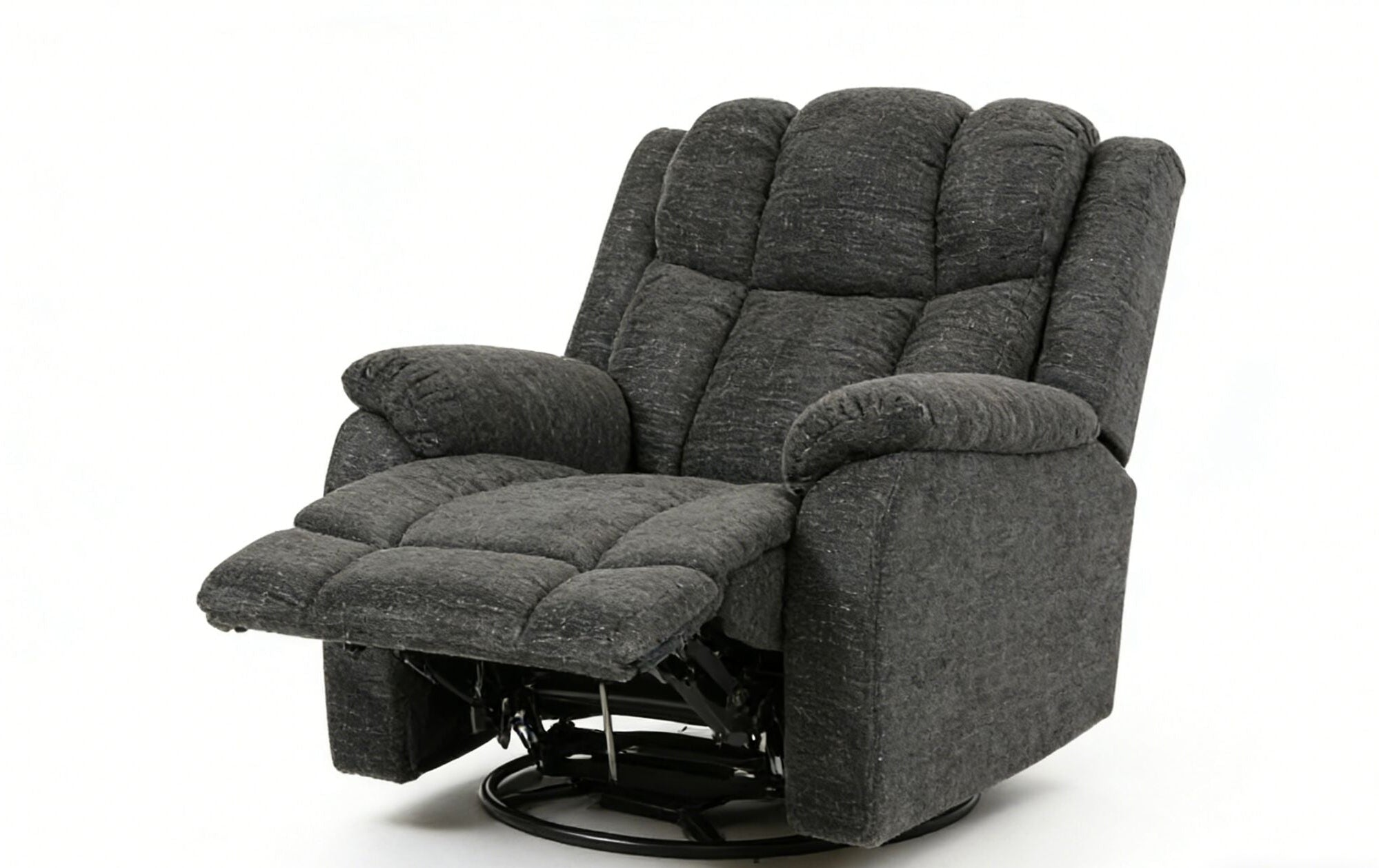Morocco Swivel Recliner - Black