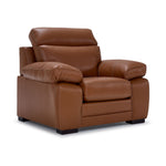 Morrison II Leather Chair - Cognac