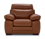 Morrison II Leather Chair - Cognac