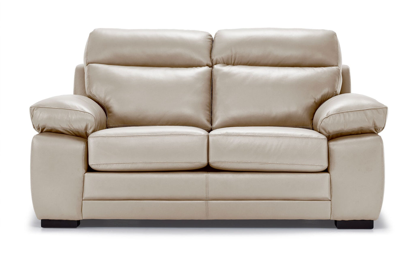 Morrison II Leather Loveseat - Beige