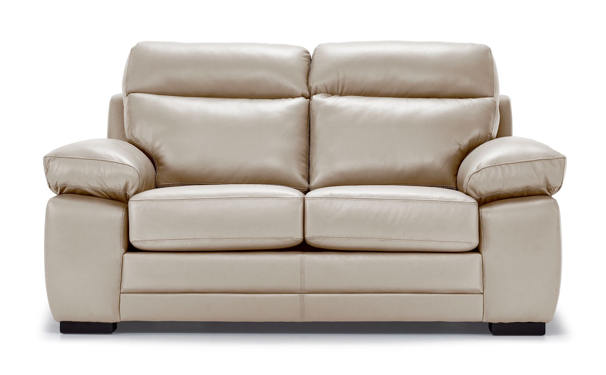 Morrison II Leather Loveseat - Beige