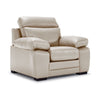 Morrison II Fauteuil en cuir - beige