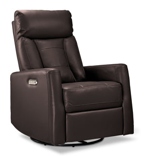 Mustang Fauteuil berçant pivotant inclinable électrique - brun foncé