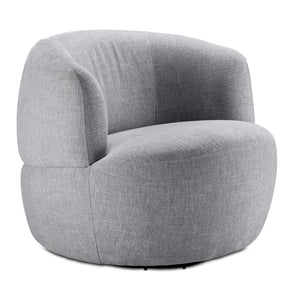 Myra Fauteuil d’appoint pivotant - gris